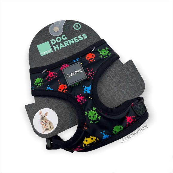 Fuzz Yard Other - Fuzz Yard Arcade Game Print Dog Harness Dog’s Size Small